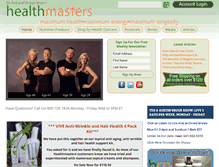 Tablet Screenshot of healthmasters.com